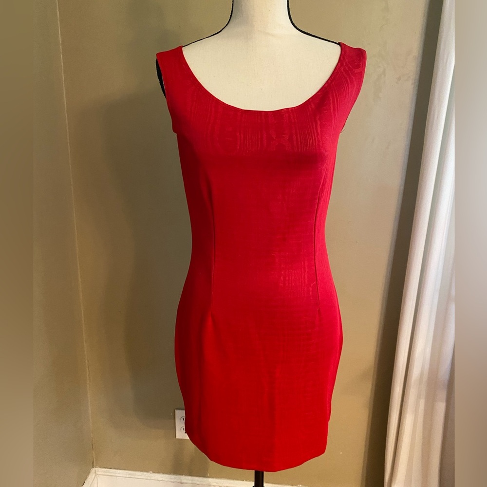 Esprit vintage sleeveless sheath “Little Red Dress”; Size M